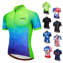 Camisa de ciclismo equipe bicicleta, tops 2021 pro, corrida de verão, roupas de ciclismo, manga curta, camisa jersey de bicicleta mtb 2024 - compre barato