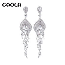 GAOLA Luxury Butterfly Long Dangle Earringcrystal statement earrings for women GLE2059 2024 - buy cheap