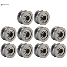 10pcs/sets 624ZZ Ball Bearings V/U Groove Pulley Bearing Used In Rail Track Linear Motion System Ball Bearing Hardware 2024 - buy cheap