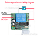 DC 12v 10A 1CH wireless RF Remote Control Switch System +Case For Entrance guard system - photo 2026 DC 12v 10A 1CH wireless RF Remote Control Switch System +Case For Entrance guard system - photo 2026