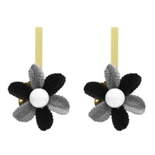 Bridal Cotton Flower Drop Earrings for Women Girl Gold Alloy Korean Style Cocktail Party Charm Birthday Gift Earring pendientes 2024 - buy cheap