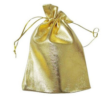 100 шт 11*16 см золотые сумки женские винтажные сумки на шнурке для свадьбы/Вечеринки/ювелирных изделий/рождества/подарка diy сумка ручной работы упаковочная сумка 2024 - купить недорого