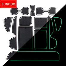 ZUNDUO Anti-Slip Gate Slot Cup Mat for RAV4 2019 2020 XA50 RAV 4 Interior Accessories Rubber Pad Cup Holders Non-Slip Mats 2024 - buy cheap