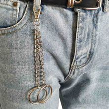 Rock Punk Wallet Chain Hipster Trousers Keychain Pant Jean Key Chains Ring Key Pendant Hip Hop Bag Charm Accessories 2024 - buy cheap