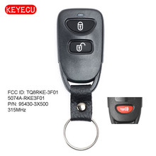 Keyecu atualizado remoto chave fob 2 + 1 botão para hyundai accent gs 2012-2014 ic: 5074a-rke3f01, fcc id: TQ8RKE-3F01 2024 - compre barato