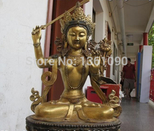 Estatua de bronce del Tíbet, manjusri Mark Yongle Guan Yin, Buda, 0001342 2024 - compra barato