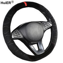 HuiER Winter Universal Car Steering Wheel Cover 6 Colors High Quality Plush Warm Soft Braid on the Steering-wheel Car Styling 2024 - buy cheap