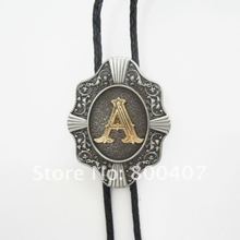 Brand New Retail Western Original Letter A New Bolo Tie Factory Direct Free Shipping BOLOTIE-WT078A 2024 - buy cheap