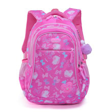 Mochilas escolares con estampado para niñas, mochilas escolares de princesa, impermeables, de nailon, para ortopedia 2024 - compra barato