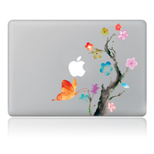 Adesivo de vinil para laptop colorido com borboleta, estilo vulture para macbook pro air 11 13 15 polegadas 2024 - compre barato