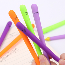 Bolígrafos de Gel de plástico neutros para oficina y escuela, bolígrafos bonitos y creativos de 0,5mm, tinta negra, suministros de escritura, 3 uds. 2024 - compra barato