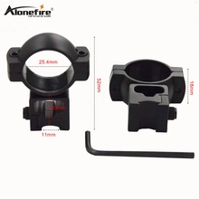 Alonefire C799 Rifle scope Mount Ring 11mm Dovetail Picatinny Rail Adapter High Profile Rifle Weaver Scope Hunting Mount 2024 - buy cheap