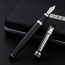 Luxury Black Silver or Gold Clip Fountain Pen DUKE D2 Iraurita Nib Ink Pens with an Original Gift Box School Office Supplies 2024 - buy cheap
