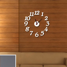 Arabic Numerals Display Digital Art Needle Clock Diy Modern Wall Clock Living Room Home Decoration 3d Stickers watch 2024 - buy cheap