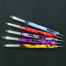 5Pcs Acrylic Nail Brush Nail Art Dotting Tool UV Gel Nails Polish Painting Pen Salon Manicure DIY Design Drawing Brushes CO237 2024 - buy cheap