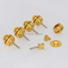 New 4PCS Gold Guitar Bass Strap Locks StrapLocks Guitar accessory Wholesale&Retail 2024 - buy cheap