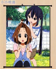 ¡Imagen decorativa de Anime japonés K-ON! Hirasawa Yui & Akiyama Mio & Tainaka Ritsu & Kotobuki Tsumugi, póster de desplazamiento de pared para decoración del hogar 2024 - compra barato