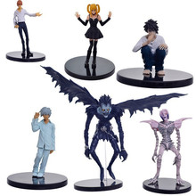 Figuras de acción de Death Note, juguetes de PVC de Anime de 6 unids/set de 6-24cm, Amane Rem, Sima Light, Yagami, Ryuk 2024 - compra barato