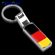 German flag 3D Metal Keyring Keychain for Mercedes-Benz Volkswagen Audi BMW Opel kia Renault Volvo Key Ring Chain Car-Styling 2024 - buy cheap