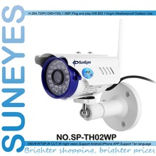 SunEyes SP-TH02WP ONVIF 720P 1.0 Megapixel HD Wifi Wireless IP Camera Outdoor P2P Plug and Play IR CUT  RTSP H.264 2024 - buy cheap