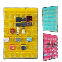 Colorful 36 Multi-Pocket Transparent Grid Storage Bag Universal Multilayer Dormitory Classroom Organizer 2024 - buy cheap