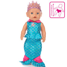 Mermaid suit Fit For 17 Inch   Dolls 43cm  Doll Clothes, Doll accessories 2024 - buy cheap