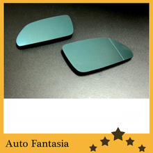 Blue Tinted Aspherical Side Mirror Glass for Volkswagen Polo 9N3-free shipping 2024 - buy cheap