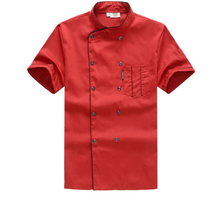 Chef Workwear Short Sleeve Summer Men and Women Hotel Catering Kitchen School Restaurant Breathable Clothes Chef Clothes 2024 - buy cheap