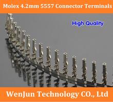 500pcs/lot Molex 4.2mm 5557 connector terminals Computer Graphic Card power shell connector female needle Cold pressed pin 2024 - buy cheap