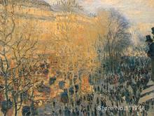 Handmade Oil Painting Boulevard of Capucines by Claude Monet Reproduction decorative art High quality 2024 - buy cheap