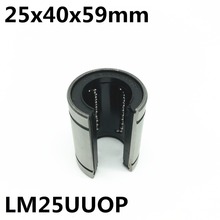 2pcs LM25UUOP 25mm Linear bearings Open Type LM25OP Free shipping 25x40x59 mm 2024 - buy cheap