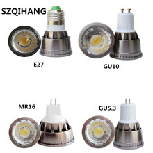 Led Spotlight Lamp Bulb Dimmable Mr16 Gu10 Gu5.3 E14 E17 E27 E26 AC/DC12V 90V-260V COB LED Spot Light lamps 2024 - buy cheap