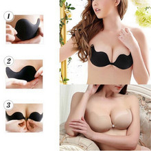 Sexy Push Up Silicone Bra Self-Sticky Lingerie Seamless Strapless Bra Front Closure 3/4 Cup Gel Invisible Women Bras Underwear 2024 - buy cheap