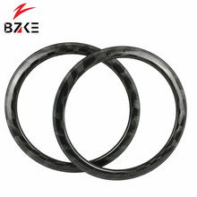 BZKE-LLANTAS de carretera en carbono 700C, llanta de carbono de 38mm y 50mm de profundidad, acabado especial para carretera, pista de freno especial AC3, llanta de carreras 2024 - compra barato