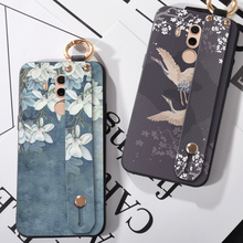 Wrist Strap Phone Cases For Huawei Mate RS 10 20 Lite 10 Pro Elegant Flower Coque Case For Huawei Honor 9i Note 8 10 Back Cover 2024 - buy cheap