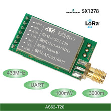 Módulo transceptor de datos de puerto Serial inalámbrico UART, módulo SX1278/SX1276 LORA inalámbrico, 433Mhz, 100mW, 3000 metros de larga distancia 2024 - compra barato
