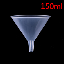 1/2" 150ml Plastic Mini and clear White Filter Funnel Laboratory transfer perfume 2024 - buy cheap