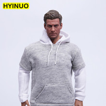 Suéter con capucha para hombre, conjunto de ropa de Top informal, figura de acción de 12 ", juguetes para el cuerpo, 2 colores, 1/6 2024 - compra barato