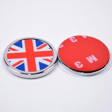 Pegatina con emblema de la bandera británica para coche, pegatina Universal para Mini Cooper, Jeep, Chrysler, etc., 2 unidades por lote 2024 - compra barato