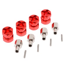 4Pcs/Set 12/15/20/20mm Aluminum Wheel Hub Hex Drive Adapter For 1/10 RC Remote Control Toys Parts Accessories 2024 - buy cheap