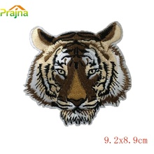 Prajna-parche bordado de Tigre, Parche de hierro en parches, pegatinas para ropa, insignias redondas 2024 - compra barato