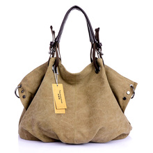 Bolso de mano de gran capacidad para Mujer, bolsa de lona femenina, de diseñador, de viaje 2024 - compra barato