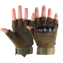 Boyiexin Half-Finger Military Gloves Hard Knuckle Motorcycle Tactical Combat Training Army Shooting Outdoor Gloves 2024 - buy cheap