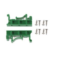 PCB DIN Rail Mounting Adapter Circuit Board Mounting Bracket Holder Carrier Clip 2024 - buy cheap