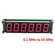 0.1MHz~65MHz Digital Frequency Meter Counter Tester Cymometer Red LED 6 Digits High Bright 2024 - buy cheap