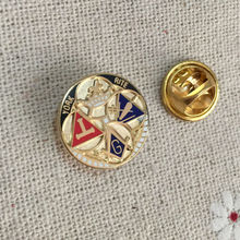 york rite Masonic tools 15MM Epola Style lapel pin badges crafts souvenir freemasonry masons brooches and pins 2024 - buy cheap