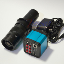 FYSCOPE-cámara de vídeo Digital industrial, grabadora de vídeo con tarjeta TF, lente de Zoom de 180X C-MOUNT, HD, 14MP, HDMI, 720P, USB 2024 - compra barato