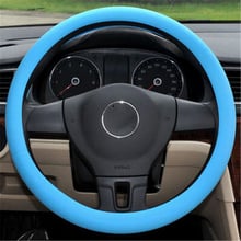 Ladysmtop Silicone car Steering Wheel Cover case For Peugeot 301 307 308 206 207 208 407 408 508 2008 3008 4008 2024 - buy cheap