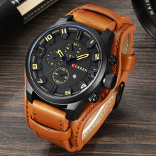 Top Brand CURREN Men Casual Business Quartz Watch Mens Waterproof Fashion Wristwatches Calendar Chronograph Luxury Montre Homme 2024 - buy cheap