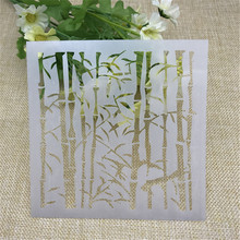 BambooPlastic Layering Stencils for DIY Scrapbooking/photo album Decorative Embossing DIY Paper Cards Crafts 2024 - buy cheap